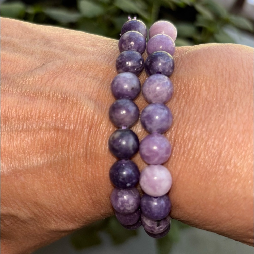 Lepidolite Handmade Crystal Bracelets